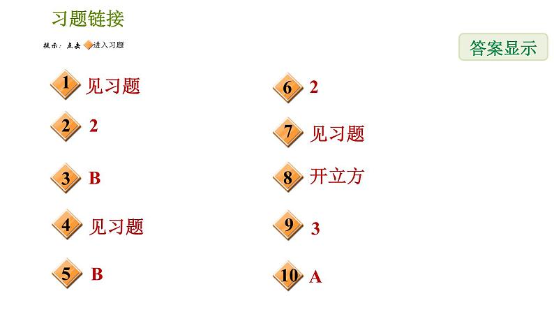 人教版七年级下册数学 第6章 6.2　立方根 习题课件第2页