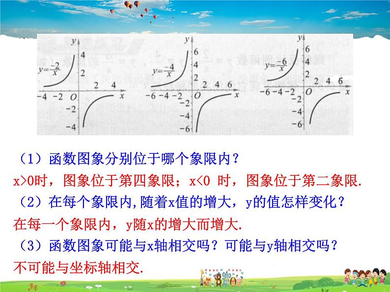 人教版数学九年级下册  26.1.2反比例函数的图象与性质 第2课时【课件】第8页