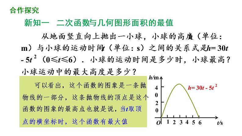 22.3 实际问题与二次函数（第1课时）课件 2021-2022学年人教版数学九年级上册05