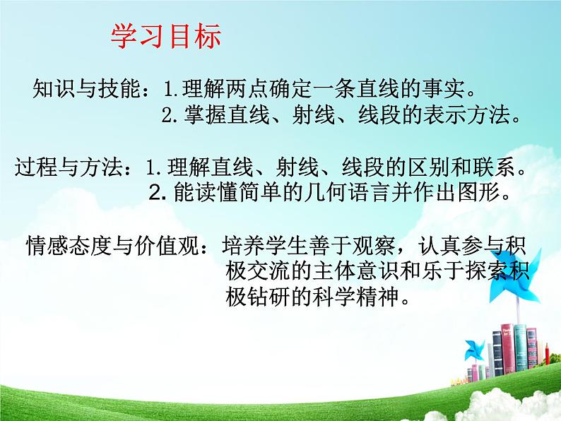 4.2.1直线、射线、线段的概念  课件  2021-2022学年人教版七年级数学上册第4页