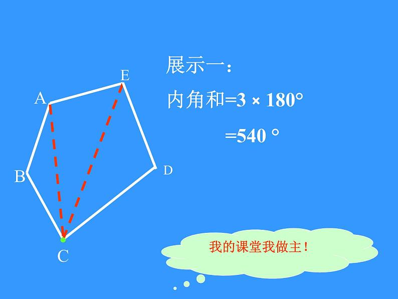 11.3.2多边形的内角和 课件 2021-2022学年人教版数学八年级上册07