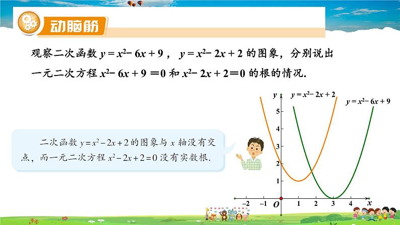 湘教版数学九年级下册  1.4 二次函数与一元二次方程的联系【课件】06