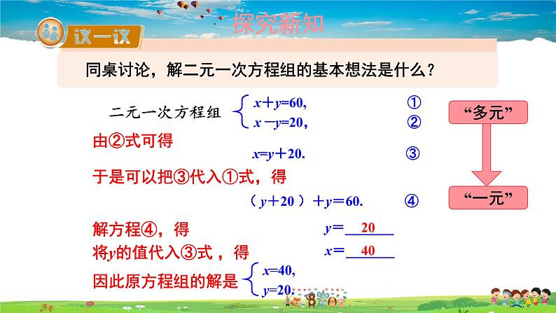 1.2.1 代入消元法课件PPT05