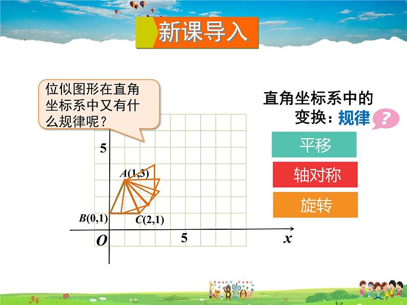 湘教版数学九年级上册  3.6 位似  第2课时 平面直角坐标系中的位似图形【课件+教案】02