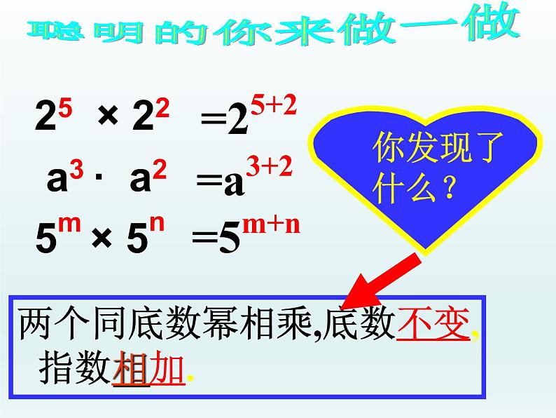 人教版八年级数学上册14.1.1：同底数幂的乘法 教学课件共29张PPT08