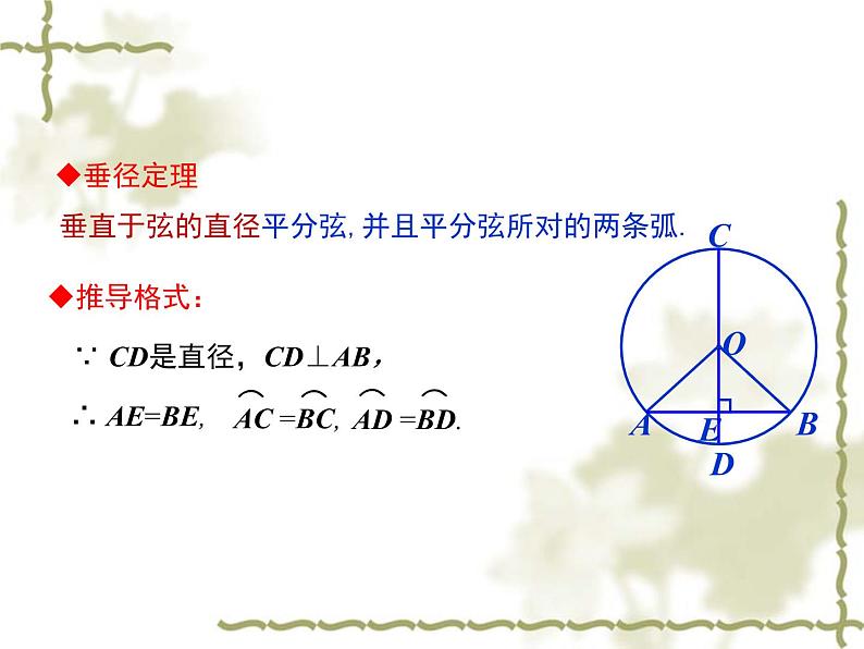人教版九年级数学上册课件： 24.1.2 垂直于弦的直径 (共16张PPT)05