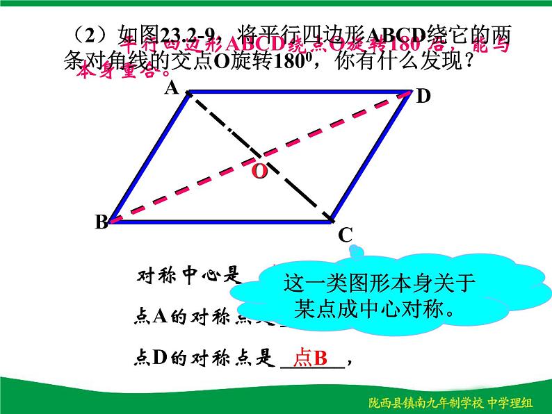 人教版九年级数学上册课件：23.2.2-中心对称图形 (共24张PPT)第3页