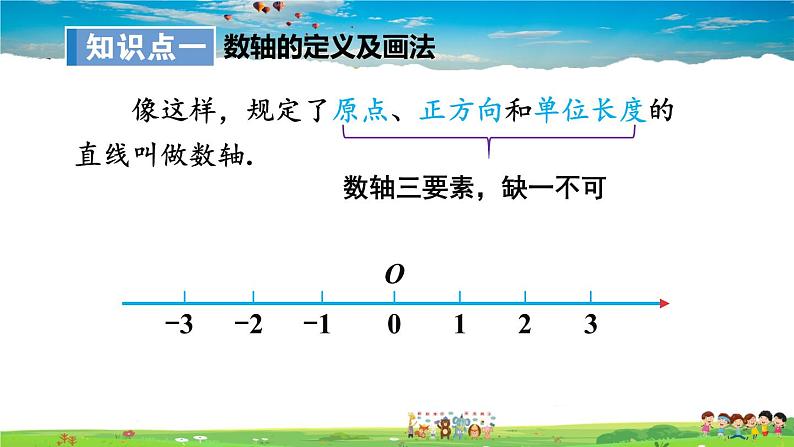 湘教版数学七年级上册  1.2.1 数轴【课件+教案】07