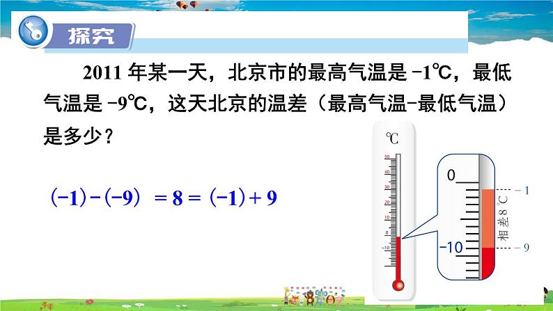 湘教版数学七年级上册  1.4.2 有理数的减法  第1课时 有理数的减法【课件+教案】03