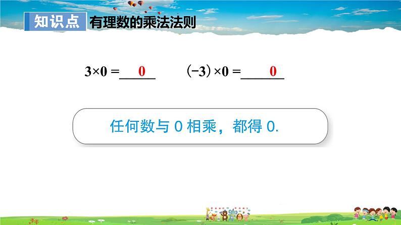 1.5.1 有理数的乘法  1.5.1 有理数的乘法  第1课时 有理数的乘法法则第8页