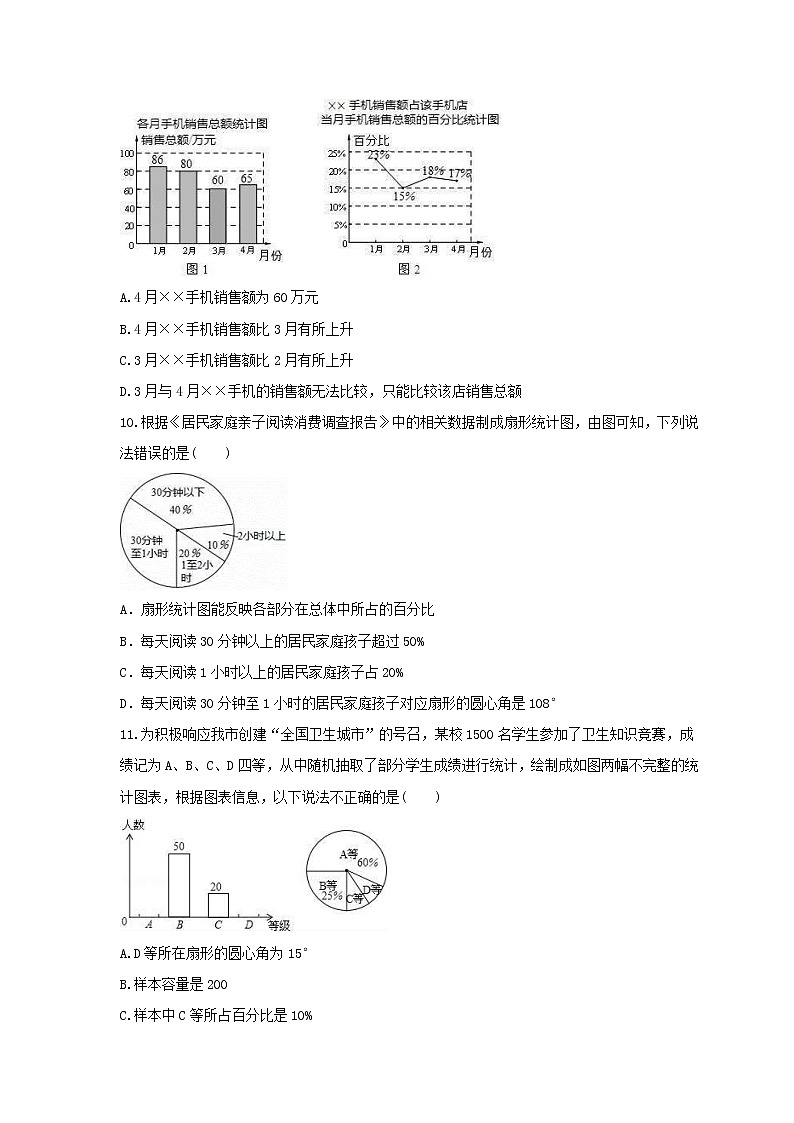 2021年华师大版数学八年级上册《数据的收集与表示》期末复习卷（含答案）03