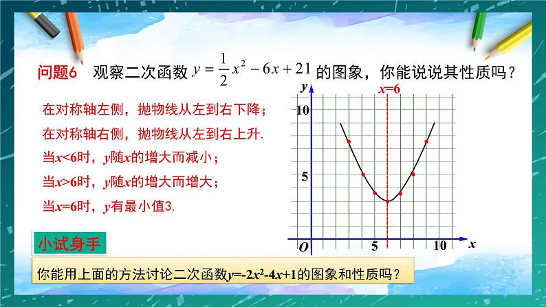 2021-2022学年人教版九年级数学上册二次函数22.1.4：y=ax2+bx+c的图象和性质课件PPT第8页