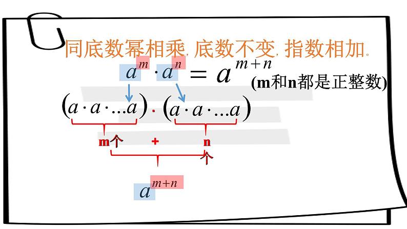 人教版八年级上册14.1.1 同底数幂的乘法 课件08