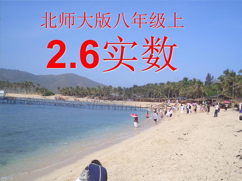 北师大版八年级数学上册 2.6 实数(1)（课件）01