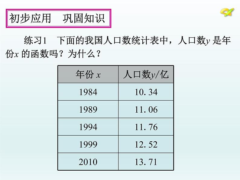 北师大版八年级数学上册 4.1 函数（课件）第6页