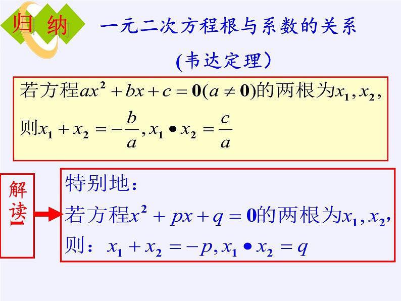 苏科版九年级数学上册 1.3 一元二次方程的根与系数的关系(2)（课件）08