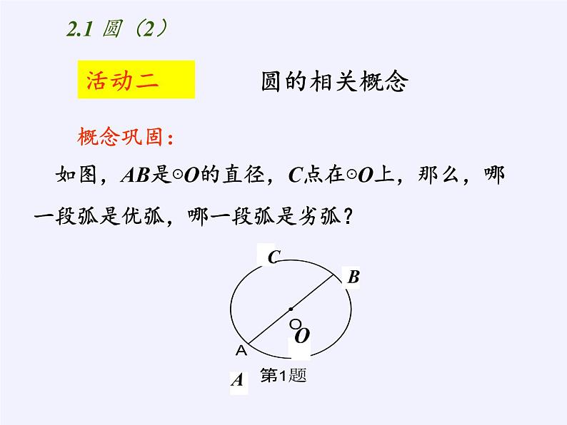 苏科版九年级数学上册 2.2 圆的对称性(3)（课件）第6页