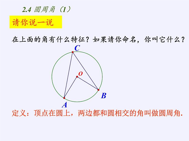 苏科版九年级数学上册 2.4 圆周角(7)（课件）第2页