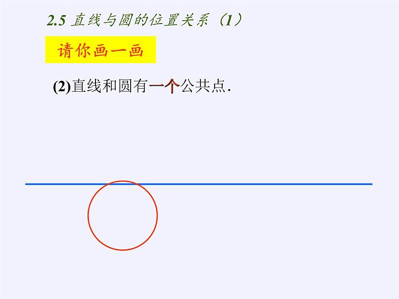 苏科版九年级数学上册 2.5 直线与圆的位置关系(1)（课件）第7页