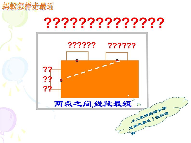 北师大版八年级数学上册 1.1 勾股定理--蚂蚁怎样走最近（课件）第3页