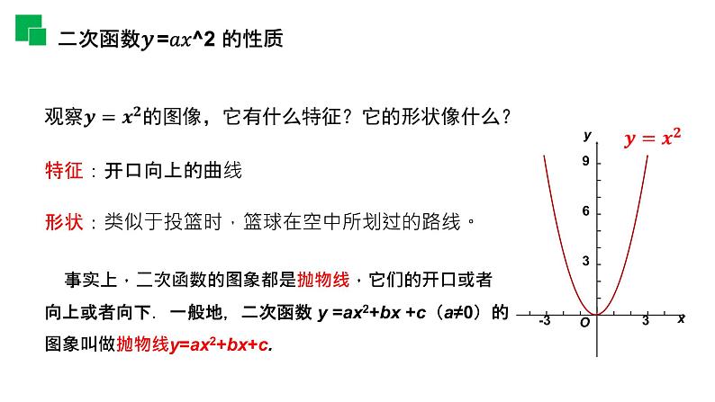 《二次函数的图像和性质》九年级初三数学上册PPT课件（第22.1.2 课时）第6页