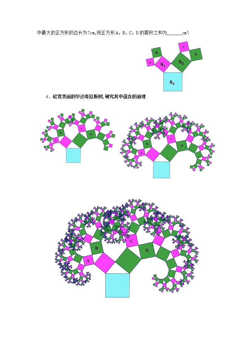 浙教版数学八年级上册 阅读材料 从勾股定理到图形面积关系的拓展（教案）02