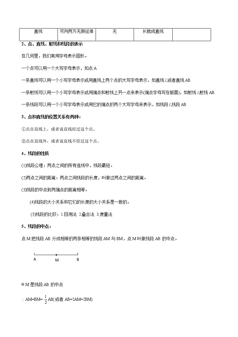 专题4.2 直线、射线、线段讲练-2021年初中数学七年级上册同步讲练（教师版含解析）第2页