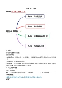 数学七年级下册6.3 实数巩固练习