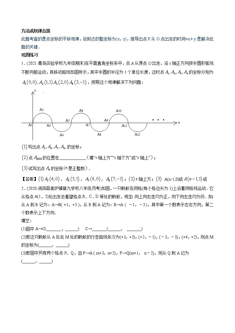 第07章 重点突破训练：平面直角坐标系应用问题举例-2021年初中数学七年级下册同步讲练（学生版）第2页