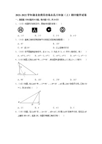 2021-2022学年湖北省黄冈市浠水县八年级（上）期中数学试卷