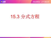 15.3 分式方程2021-2022学年八年级数学上册（人教版）课件PPT