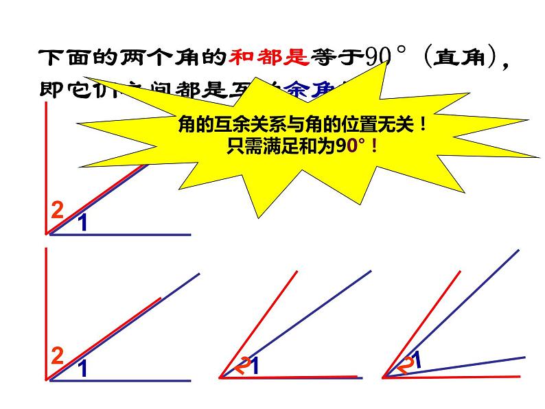 4.3.3余角和补角课件PPT07