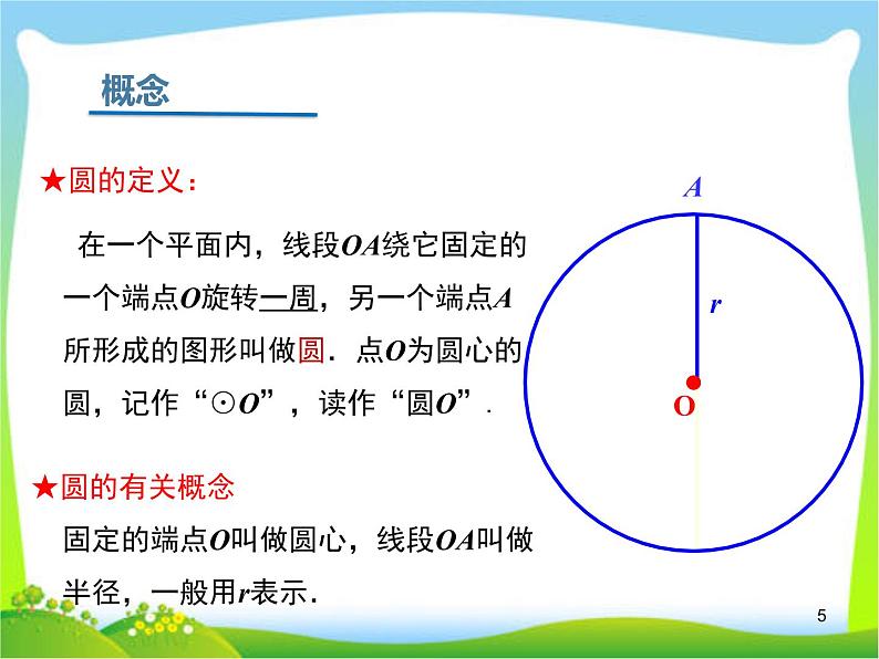 24.1.1 圆  课件 2021-2022学年人教版九年级数学上册第5页