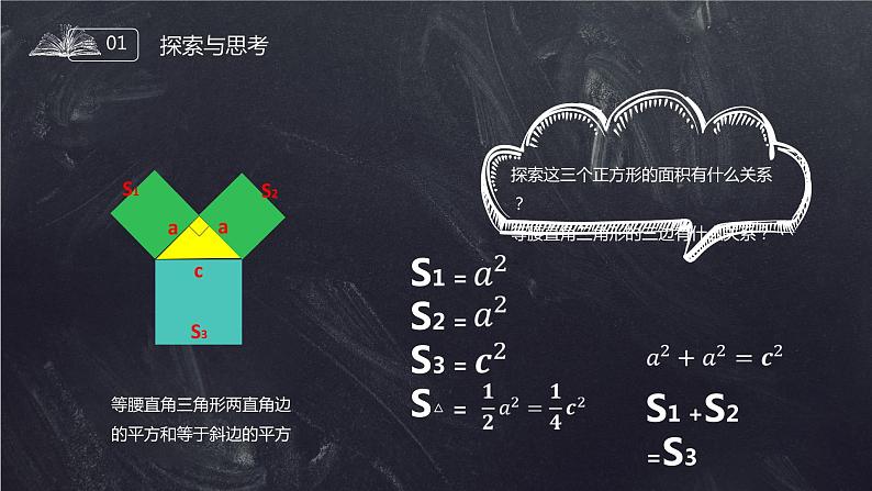 《勾股定理的证明》八年级初二数学下册PPT课件（第17.1课时）第5页