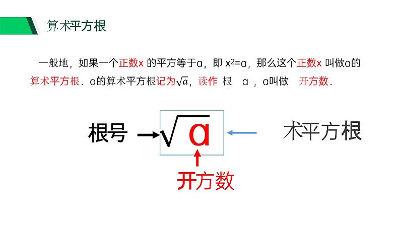 《算术平方根》七年级初一下册数学PPT课件第6页