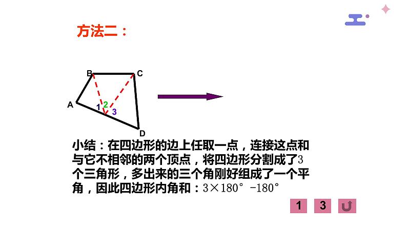 人教版八年级数学上册教学课件-11.3.2 多边形的内角和1308