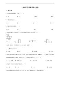 2021年四川省成都市都江堰市七年级上学期数学期末试卷解析版