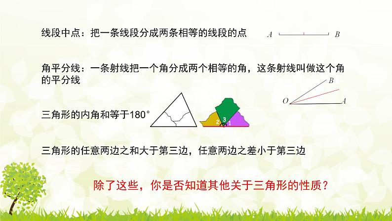 北师大版七年级数学下册 4.1.3  三角形的中线、角平分线课件+练习05