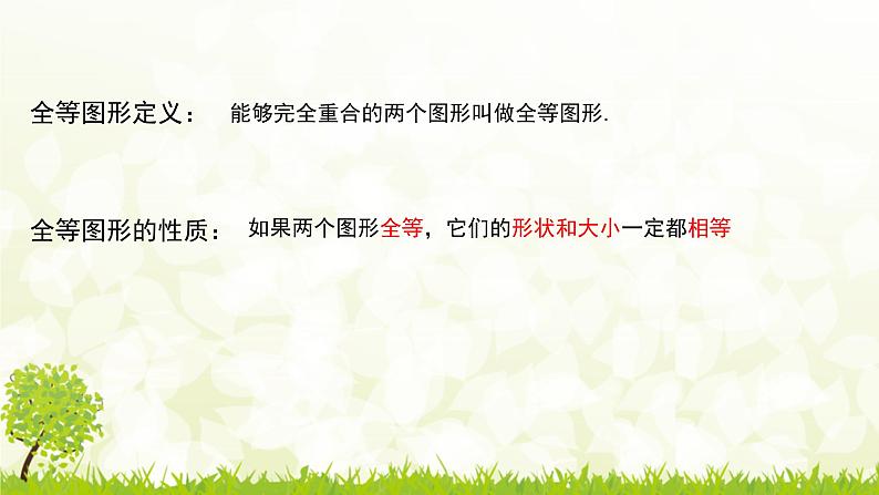 北师大版七年级数学下册 4.2 图形的全等课件+练习07