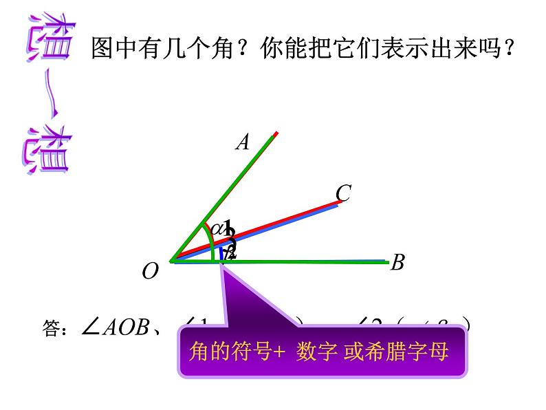 人教版数学七年级上册_4.3.1角的认识 课件第8页