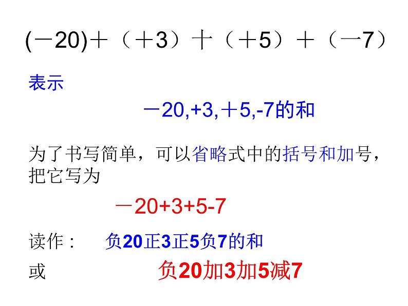 人教版数学七年级上册_1.3.2 有理数减法（2） 课件第5页