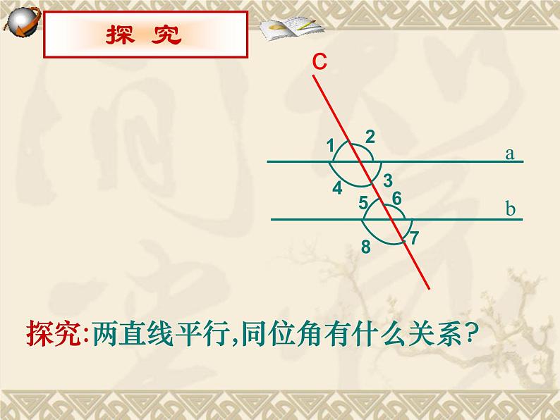 人教版数学七年级下册 5.3平行线的性质(第1课时)(人教新课标七年级下) 课件第2页