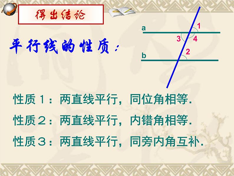 人教版数学七年级下册 5.3平行线的性质(第1课时)(人教新课标七年级下) 课件第7页