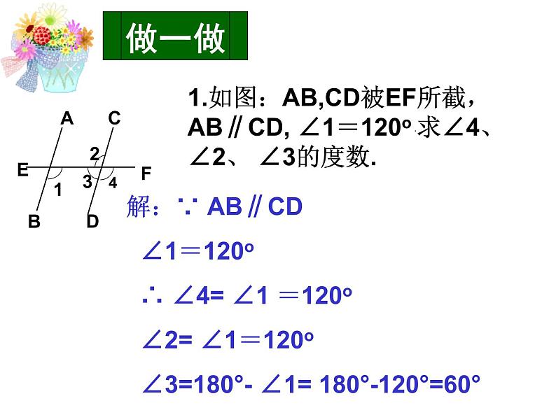 人教版数学七年级下册 5.3平行线的性质(第2课时)(人教新课标七年级下) 课件第7页