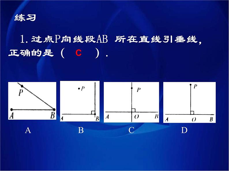 人教版数学七年级下册 5.1.2 垂线(2) 课件02