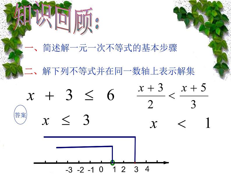 人教版数学七年级下册 9.3 一元一次不等式组 课件第2页