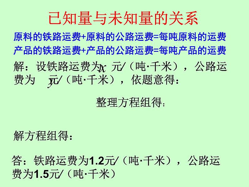 人教版数学七年级下册 8.3 实际问题与二元一次方程组(2) 课件07