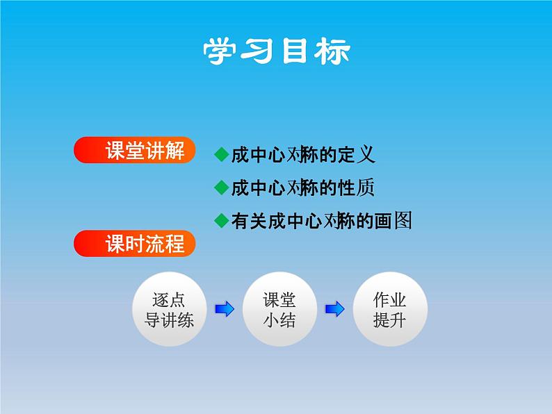 冀教版八年级数学上册16.4中心对称图形2成中心对称 课件第2页