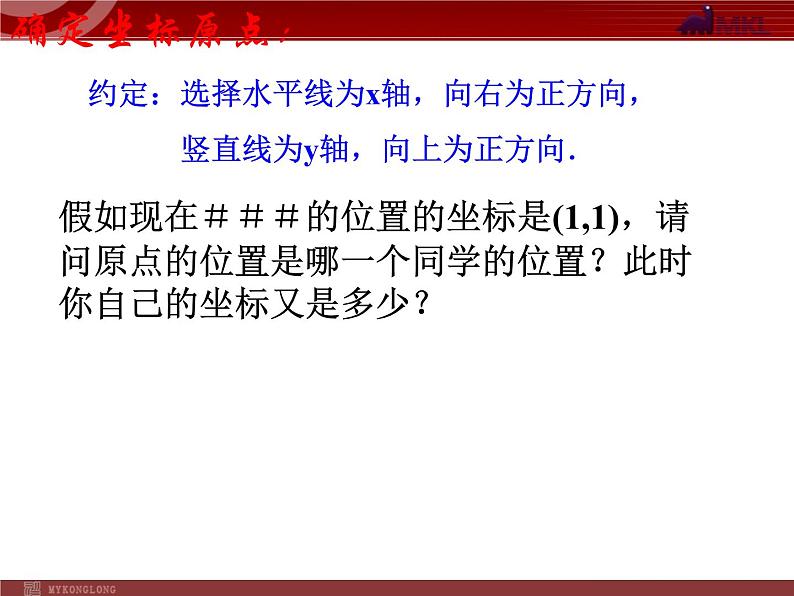 人教版数学七年级下册 7.2.1 用坐标表示地理位置 课件第7页