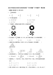 2020年黑龙江省哈尔滨市南岗区“nf联盟”中考数学一模试卷 - 解析版